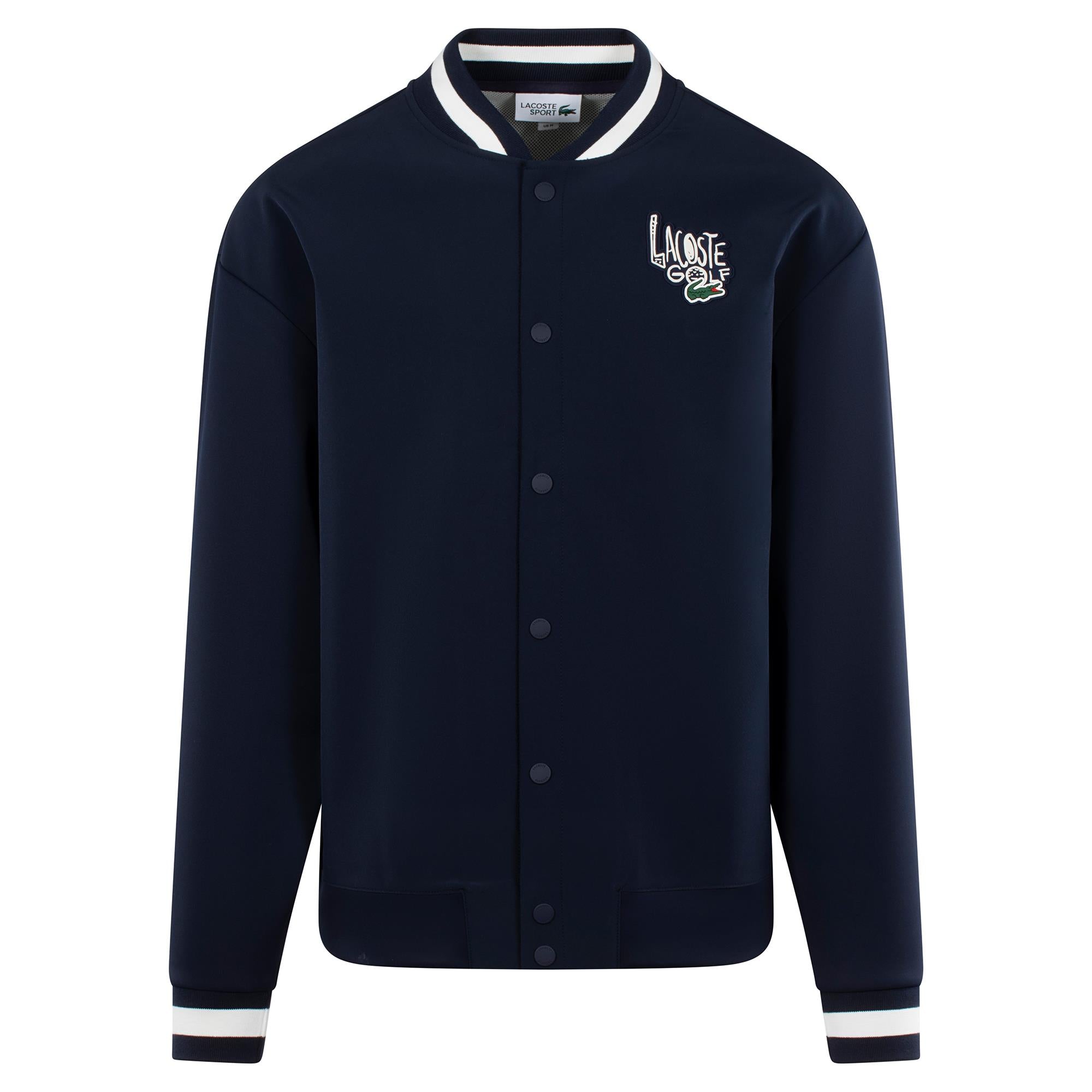 Lacoste Varsity Mens Golf Windbreaker Navy
